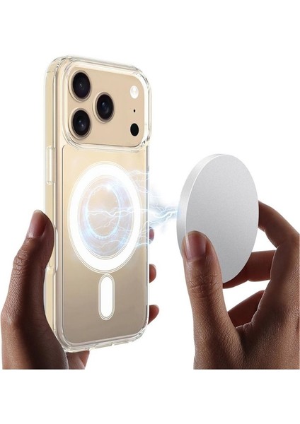 iPhone 17 Pro Max Magsafe Kılıf – Manyetik Halka Destekli Şeffaf Silikon Koruyucu indirimleri