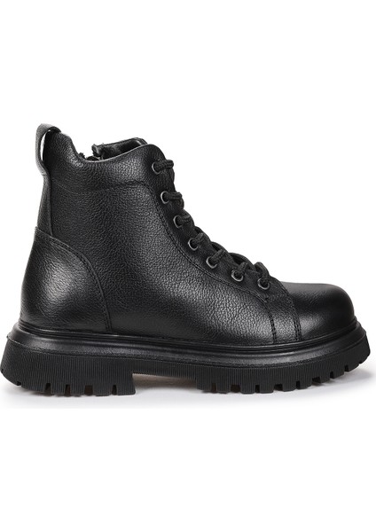 Rita %100 Deri Fermuarlı Kız Çocuk Bot Ayakkabı modelleri