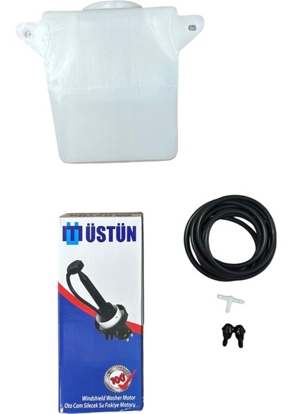 Renault 12 Toros Cam Su Fıskiye Motoru Hortum Takımı ve Deposu