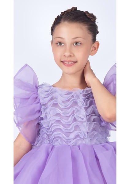 Maronia Kız Çocuk Prenses Model Abiye Elbise - M00746 fiyatları