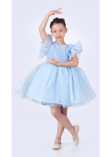 Maronia Kız Çocuk Prenses Model Abiye Elbise - M00746 modelleri