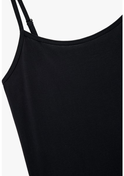 Modal Kumaş Ince Askılı Crop Pijama Üstü modelleri