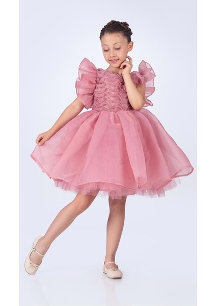 Maronia Kız Çocuk Prenses Model Abiye Elbise - M00746 fiyatları