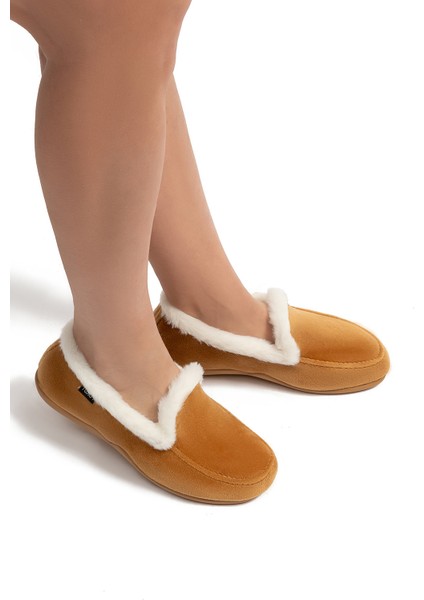 Comfy Kadın Ev Ayakkabısı Kahverengi 37/41