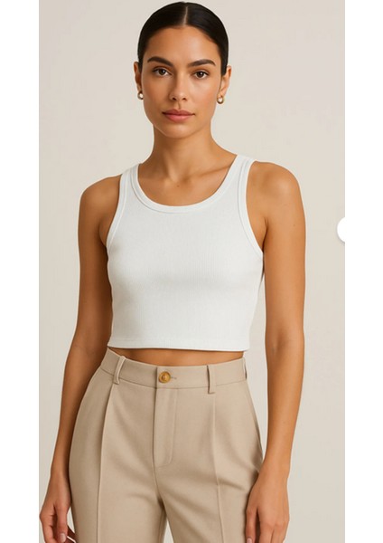 GreyModa Kadın fitilli crop kısa fiyatları