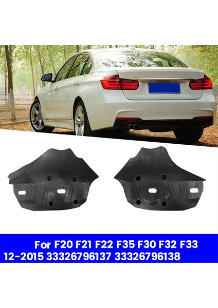 Bmw F20 F21 F22 F35 F30 F32 F33 12-15 33326796137 33326796138 Için 1 Çift Araç Arka Alt Salıncak Sıçrama Kalkanı Kapağı (Yurt Dışından) modelleri