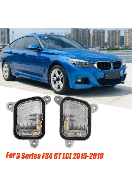 Bmw 3 Serisi F34 Gt Lcı 2015-2019 LED Modül Kontrolü Drl Gündüz Farı Kaynağı Için 1 Çift 63117470427 63117470428 (Yurt Dışından) fiyatları
