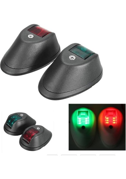 2pcs dc12v-24v sol ve sağ gemi yan ışıkları deniz led navigasyon ışıkları trafik ışıkları yatlar için uygun trafik ışıkları (Yurt Dışından) modelleri