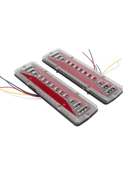 12V Taet Light LED Dinamik Kamyon Işıkları Arka Fren Işıkları Sinyali Traktör Lambası Römork Otobüs (Yurt Dışından)