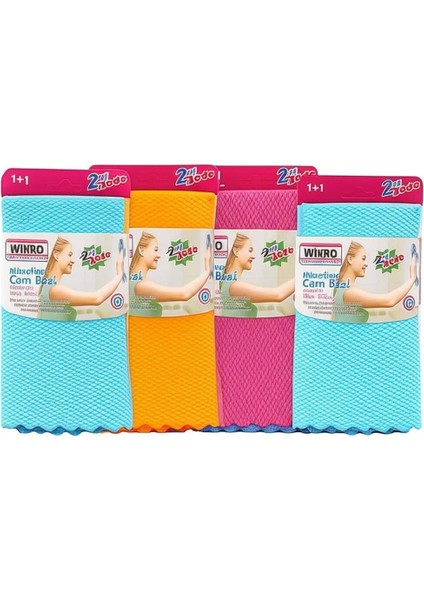 Desenli Kumaş 30X40 cm Iz Bırakmaz Mikrofiber Cam Bezi 8'li Set fiyatları