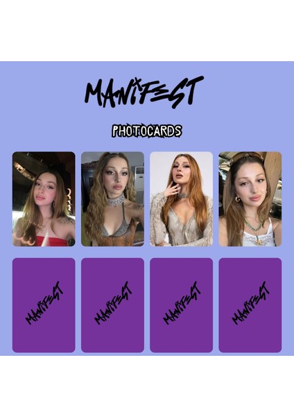 Manıfest '' Sueda '' Photocards Set 2