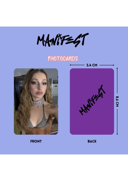 Manıfest '' Sueda '' Photocards Set 2 fiyatları
