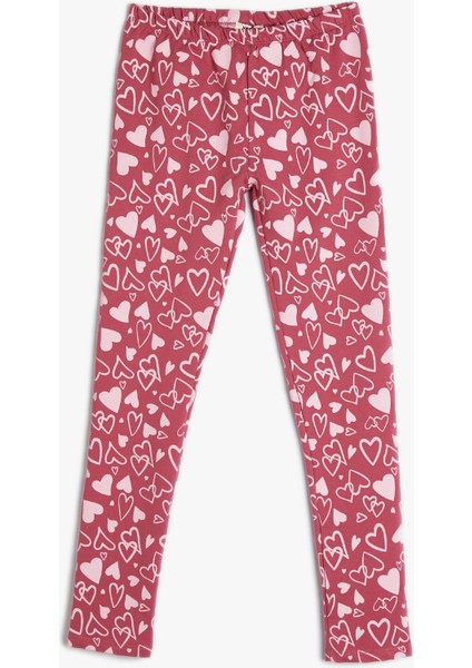 Kalpli Tayt Beli Lastikli Pamuklu Şardonlu