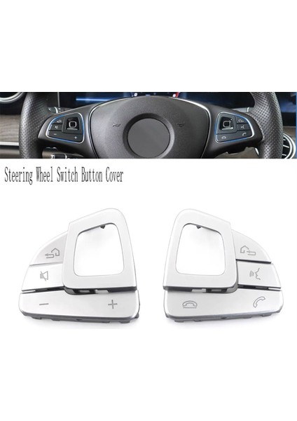 1 Takım Çok Fonksiyonlu Direksiyon Simidi Ses Kontrol Anahtarı Düğmesi Kapağı Mercedes Benz E Sınıfı W213 Sedan W238 Coupe Için (Yurt Dışından) fırsatları