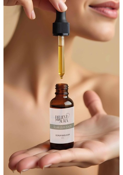 Fesleğen Yağı - %100 Saf ve Doğal Kepek Karşıtı Cilt ve Saç Bakım Yağı - 10 ml indirimleri