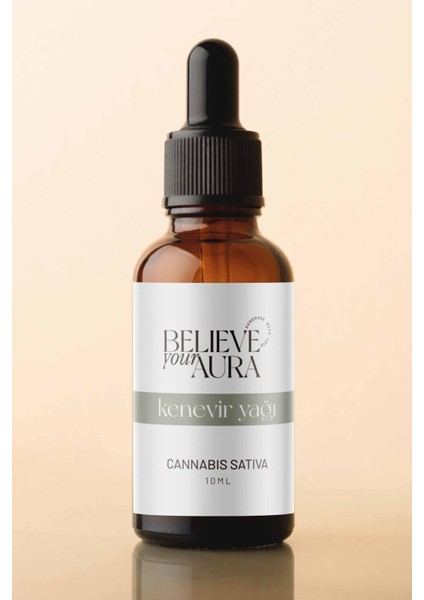 Kenevir Yağı - %100 Saf ve Doğal Canlandırıcı Cilt ve Saç Bakım Yağı - 10 ml