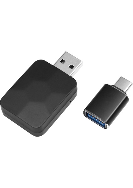 Araba Yükseltme Kablosuz Carplay ve Android Auto 2'si 1 Arada Adaptör Wifi Akıllı Dongle Fabrika Kabloluyu Kablosuza Dönüştürmek Için (Yurt Dışından)