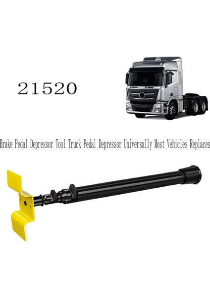 21520 Fren Pedalı Bastırıcı Alet Kamyon Pedalı Bastırıcı Evrensel Çoğu Araçta Değiştirilir (Yurt Dışından)