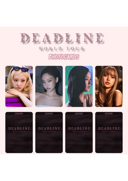 Blacpınk '' World Tour : Deadlıne '' Photocards Set 1