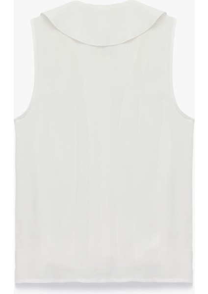 Kolsuz Bebe Yaka Fırfırlı Gömlek fırsatları