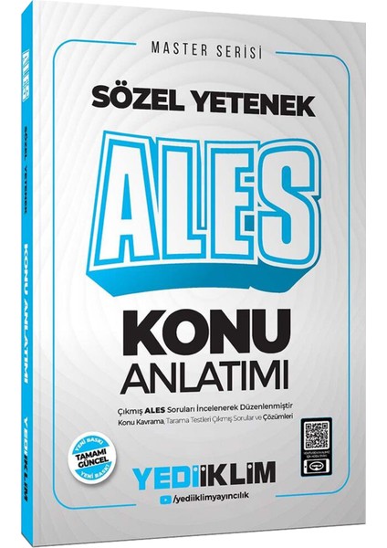 2026 Ales Master Serisi Sözel Sayısal Yetenek Konu Anlatımı-Çözümlü Son 10 Sınav Çıkmış Sorular modelleri