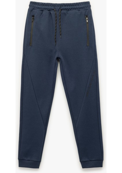 Pamuklu Cepli Fermuarlı Jogger Eşofman Altı