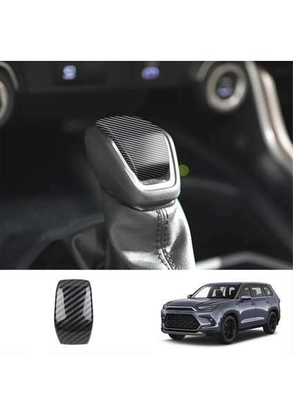 Araba Vites Topuzu Trim Sticker Vites Başlığı Kapağı Karbon Fiber Trim Toyota Grand Highlander 2024 Için (Yurt Dışından) fırsatları
