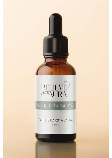 Havuç Tohumu Yağı - %100 Saf ve Doğal Cilt Yenileyici Anti Aging Cilt ve Saç Bakım Yağı - 10 ml