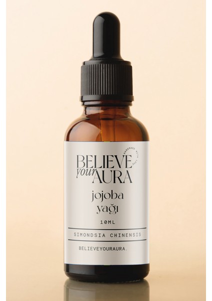Jojoba Yağı - %100 Saf ve Doğal Cilt ve Saç Bakım Yağı - Jojoba Oil - 10 ml