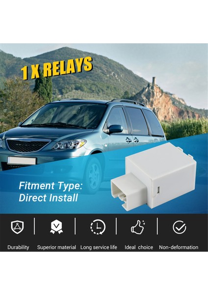 10 Adet GJ6A66830 Araba Sinyal Rölesi Tehlike Uyarı Direksiyon Flaşörü Ford Mazda 6 Mpv 2002-2006 Için 3211224320 Röle Flaşörü (Yurt Dışından) indirimleri