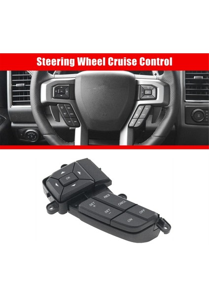 Ford Expedition F-250 F-350 2015-2023 Için FL3Z-9C888-AA Araç Sol Direksiyon Simidi Seyir Kontrol Anahtarı (Yurt Dışından)