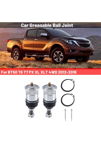 Ford Ranger / BT50 T6 T7 Px Xl Xlt 4WD 2012-2018 Için 25 mm Araç Üstü Genişletilebilir Yağlanabilir Bilyalı Mafsal (Yurt Dışından) fırsatları