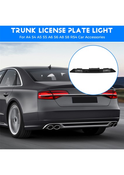 Audi A4 S4 A5 S5 A6 S6 A8 S8 Rs4 Araç Aksesuarları Için Bagaj Tutacağı Plaka Lambası Trim Grubu 8E0827574C3FZ (Yurt Dışından) fırsatları
