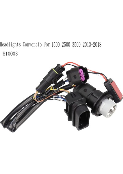 Dodge Ram 1500 2500 3500 2013-2018 Projektör Farlar Reflektör Işık Dönüştürücü Farlar Conversio 810003 (Yurt Dışından) modelleri