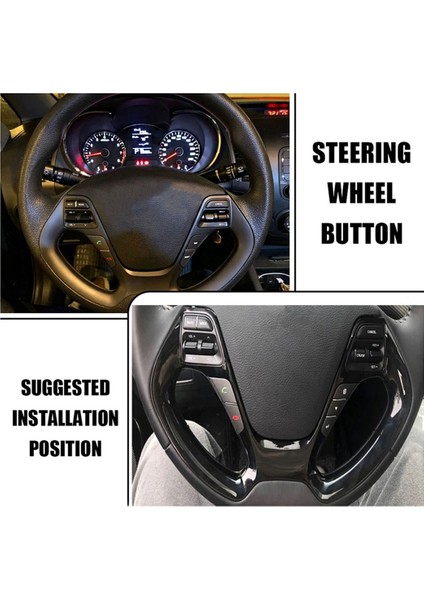 Hyundai Kia K3/K3S 2011-2017 Için Çok Fonksiyonlu Direksiyon Simidi Düğmeleri Ses Açma/kapatma Telefon Seyir Kontrol Düğmesi (Yurt Dışından) modelleri