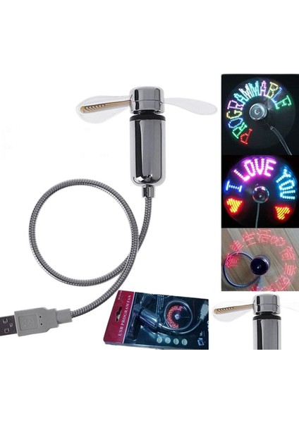 Dıy USB LED Işık Flash Öz Program Fan Edit & Amp; Renkli Harfler Sembol Numarası Tebrik Pc ve Amp Için Slogan Fan;mobil Güç | USB Gadget'lar (Yurt Dışından)