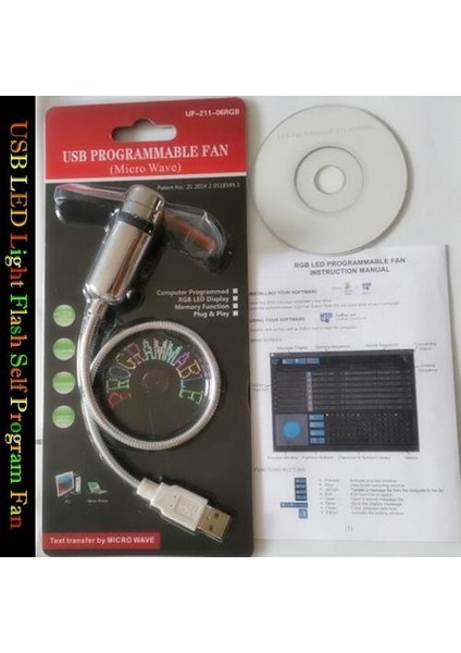 Dıy USB LED Işık Flash Öz Program Fan Edit & Amp; Renkli Harfler Sembol Numarası Tebrik Pc ve Amp Için Slogan Fan;mobil Güç | USB Gadget'lar (Yurt Dışından) indirimleri