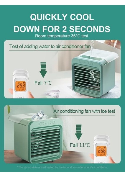 USB Masaüstü Mini Fan Taşınabilir Hava Soğutma Fanı Masaüstü Klima Fanı Nemlendirici Ofis Yatak Odası Arıtma | Hayranları (Yurt Dışından) fırsatları