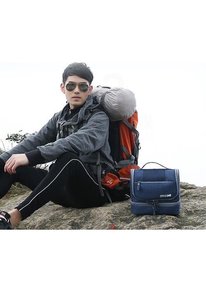 Tasarımcı Asılı Tuvalet Torbası Seyahat Kozmetik Çantası Su Geçirmez Oxford Organizatör Seyahat Aksesuarları Için Tuvalet Kiti Erkekler Kadınlar Için | Kozmetik Çanta ve Amp;davalar (Yurt Dışından) fiyatları