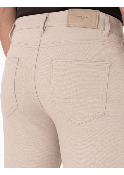 Erkek Bej Slim Fit Kanvas Pantolon 50310857-VR011