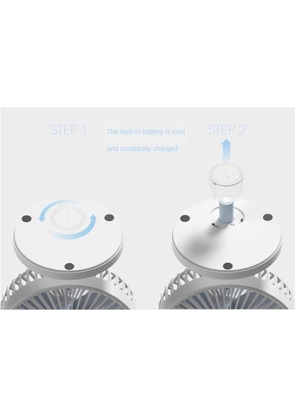 202 Masaüstü Dilsiz Fan USB Şarj Mini Taşınabilir El Fan 2000 Mah Pil Kapasitesi Düşük Gürültü Güçlü Rüzgar | Fanlar (Yurt Dışından) indirimleri