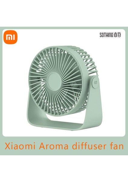 Mini Soğutma Fanı Aroma Difüzör USB Masa Fan 360 Rotasyon ile Ofis Hanehalkı Seyahat Ayarlanabilir Açı | Hayranları (Yeşil) (Yurt Dışından) fiyatları