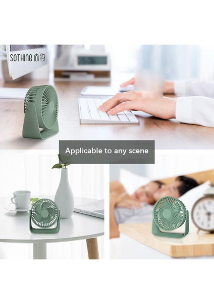 Mini Soğutma Fanı Aroma Difüzör USB Masa Fan 360 Rotasyon ile Ofis Hanehalkı Seyahat Ayarlanabilir Açı | Hayranları (Yeşil) (Yurt Dışından) fırsatları