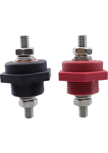 3/8 Inç Thru Panel Akü Terminal Konnektörleri, Kamyonlar, Arabalar, Suv'lar, Gemiler Için Uygun Yüksek Güçlü Bakır Çekirdek Burcu, 2'li Paket (Yurt Dışından)