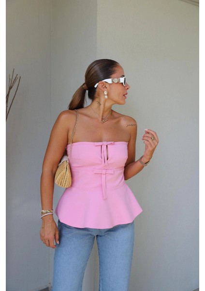 Pembe Volanlı Bluz fiyatları