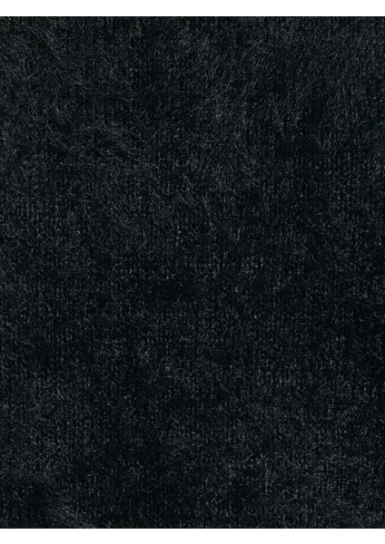 10806 Kayık Yaka Yumuşak Dokulu Triko Kazak-Siyah fırsatları