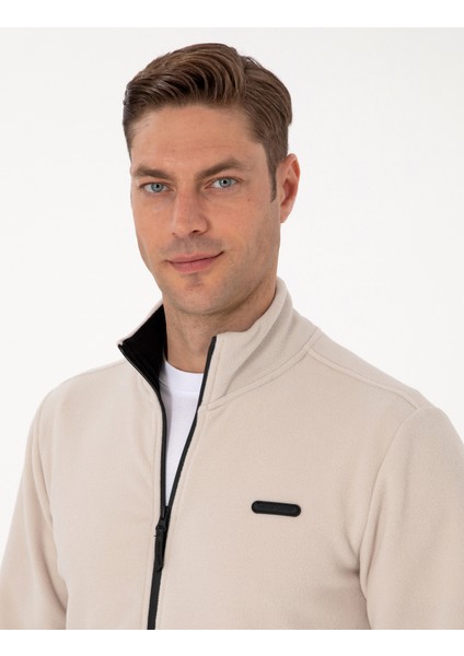 Erkek Taş Regular Fit Polar Hırka 50314014-VR049 fiyatları