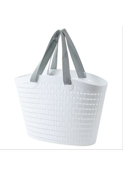 Çok Fonksiyonlu Alışveriş Çantası Banyo Taşınabilir Küçük Banyo Sepeti Ev Plastik Aperatif Saklama Kutusu | Depolama Sepetleri (Yurt Dışından)