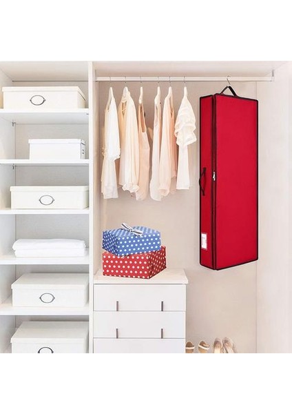 Noel Hediyesi Ambalaj Kağıt Saklama Çantası Asılı Ev Bez Saklama Çantası Su Geçirmez Şeffaf Kare Yatak Odası Saklama Torbaları | Saklama Torbaları (Yurt Dışından) fırsatları