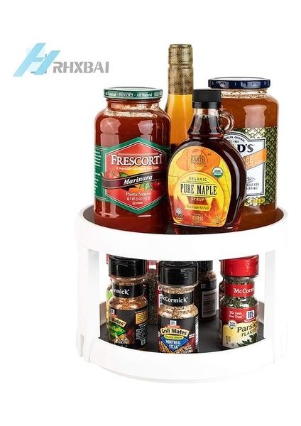 360 ° Dönen Spice Raf Organizatör Baharat Tutucu Baharatlar Depolama Tembel Susans Mutfak, Banyo, Dolaplar Için Ev Gereçleri | Raflar ve Amp;tutucular (Yurt Dışından) fiyatları
